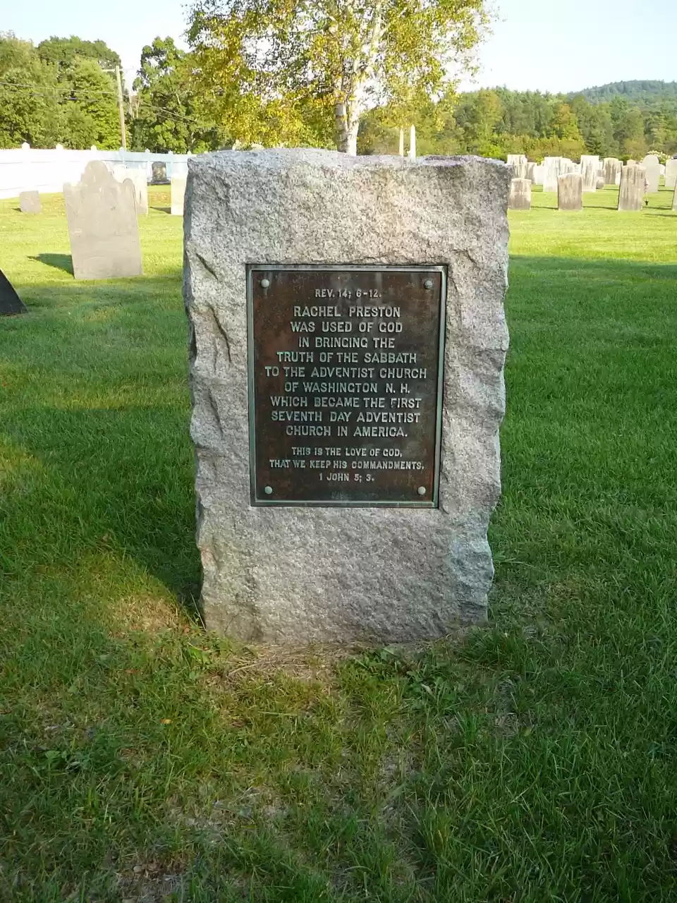 Memorial stone
